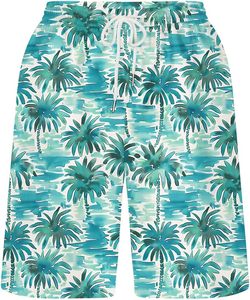 Short hawaïen de plage pour hommes, surf, course à pied, 100% polyester, séchage rapide, imperméable et décontracté - Product Image 5