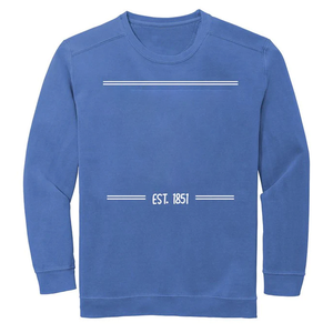 Multi-Color Custom Greek Sorority Sweatshirt Casual Winter Acid Wash Print avec des lettres grecques brodées sur le devant - Product Image 1