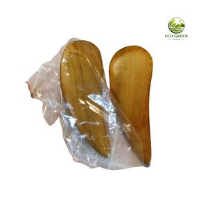 Peigne de massage traditionnel en bois naturel fait à la main, masseur ergonomique pour la tête et le cuir chevelu, outil de grattage Gua Sha, ensemble de massage relaxant pour spa - Product Image 1