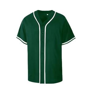 Camiseta de Béisbol Clásica de Alta Calidad para Hombre, Color Sólido, Manga Corta, Holgada, Deportiva, Uniforme de Fútbol para Adultos - Product Image 3
