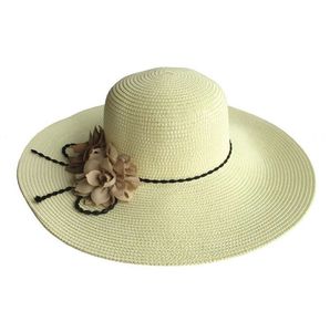 Sombreros de paja de mujer de alta calidad superventas sombreros de playa suaves a prueba de Sol de fabricación de Vietnam hermosos para uso en exteriores - Product Image 1