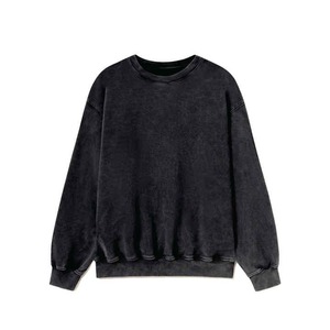 Lavage à l'acide hommes Streetwear Fitness vêtements de sport vêtements de mode sérigraphié sweats à capuche hommes sweats surdimensionné pull vintage - Product Image 2