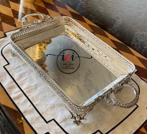 Vente chaude Qualité Ramadan Festival Décoration De Luxe Plateau En Laiton De Haute Qualité Pour Ramadan Festival Personnaliser La Taille Et Le Design - Product Image 3