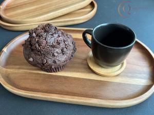 Plateau de service en bois jetable de haute qualité, durable et non toxique, pour la cuisine, la salle à manger, les services à thé, les tasses à café et la présentation décorative - Product Image 6