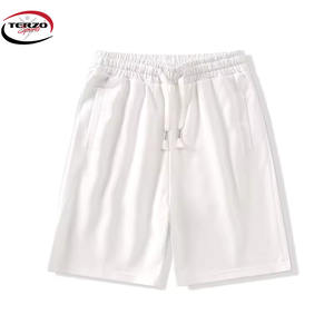 Pantalones cortos deportivos de gimnasio para hombre OEM 100% algodón cómodos French Terry Jogger pantalones cortos de chándal personalizados para hombre estilo de calle de talla grande - Product Image 2