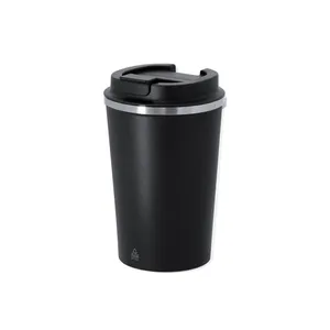 Tazza Termica Riciclata Thira, Bicchiere Sostenibile in Acciaio Inossidabile, Gadget - Product Image 2
