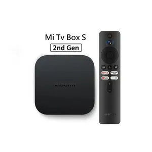 Global Version Xiaomi Mi TV Box 2nd Gen/TV stick 4K Ultra HD Google TV 2GB  8GB Dolby Vision HDR10+ Google Assistant Smart Mi Box