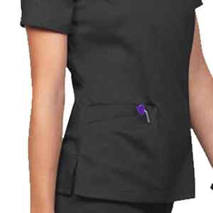 ชุดยูนิฟอร์มผ้าเรยอน7% สแปนเด็กซ์สำหรับผู้หญิงชุดเครื่องแบบขัด72% ตามต้องการสำหรับโรงพยาบาล - Product Image 5