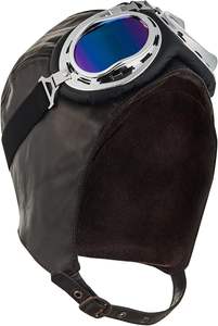 2024 unisexe en cuir pilote moto casquettes brodé seau chapeau par International Standard mode décontracté quotidien 4 saisons - Product Image 5