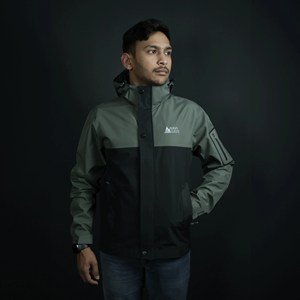 Navigate Soft Shell Chaqueta repelente al agua Invierno a prueba de viento Impermeable Stand Collar Cierre de cremallera Relleno de poliéster Suelto - Product Image 4