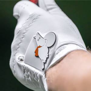 Gants de golf pour enfants à logo en caoutchouc personnalisé, paume souple en cuir Cabretta, fermeture auto-agrippante – Vente chaude - Product Image 4