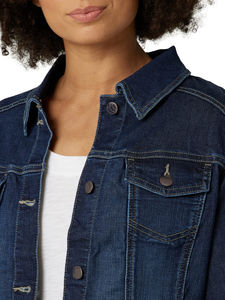 Veste en jean à séchage rapide pour femmes de haute qualité pour l'hiver quantité minimale de commande à bas prix en coton à motif solide confortable pour une utilisation de la saison d'automne - Product Image 6