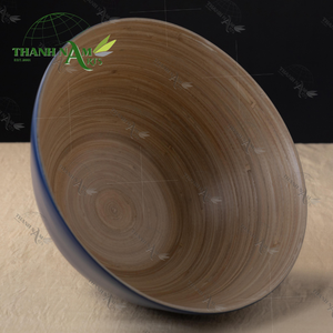 Juego de Tazones para Ensalada de Bambú Natural, Ecológicos, Desechables, Ligeros y Clásicos para Uso Doméstico, Personalizados OEM - Product Image 3