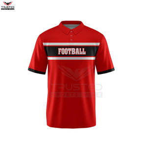 Golf personnalisé de haute qualité pour hommes pour T-shirts polo motif solide coton polyester tissu tricoté Premium pour les golfeurs - Product Image 2