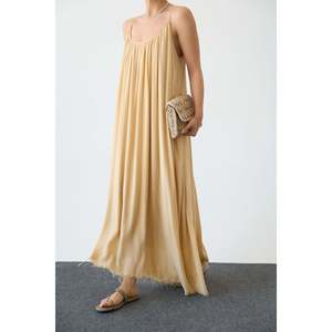 Robe jaune à bretelles - Product Image 2