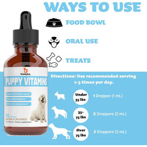 Oem multivitaminico liquido per cani tutti i giorni glucosamina vitamina B C d 3 supporto per gatti gatti al coperto cura le articolazioni fianchi - Product Image 6