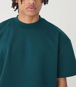 Camiseta Oversize de Algodón 100% de Alta Calidad, 350 Gramos, Cuello Redondo, Antiarrugas, Estampada, Estilo Hip Hop, Hombros Caídos, Venta al por Mayor - Product Image 4