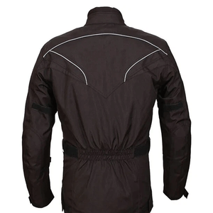 Men's <b>Plus</b> <b>Size</b> Black Waterproof Touring <b>Biker</b> <b>Jacket</b> Winter Motorbike Textile with Windproof Feature Printed Design - Product Image 2