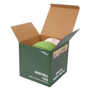 Boîte de présentation ondulée haute visibilité avec fenêtre, lot de 2, impression personnalisée pour tailles 3-7 (basketball, football, soccer) - Product Image 5