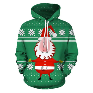 Sweat-shirts de Noël personnalisés en coton 100% de haute qualité pour hommes, vente en gros, style décontracté, solide, thermique, hiver, dernier style - Product Image 2