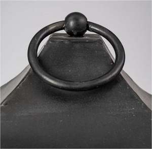 Portavelas de metal negro para mesa de exterior, moderno, hecho en India, para decoración del hogar, hotel, restaurante, boda, oficina. - Product Image 6