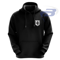 Sweat à capuche surdimensionné Streetwear Anime Hoodie Homme Armored Titan Noir Unisexe Anime Hoodie Polaire de haute qualité Logo personnalisé