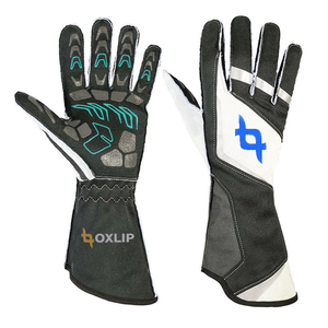 Gants de karting personnalisés, nouveau motif, pour adultes, respirants, anti-humidité, en fibre aramide, pour motocross et activités tactiques en extérieur, à doigts entiers - Product Image 1