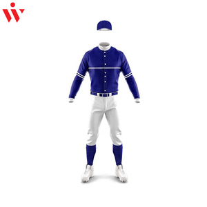 Conjunto de ropa deportiva de béisbol y softbol por sublimación personalizada de alta calidad, camiseta informal transpirable para adultos, el mejor precio al por mayor - Product Image 2