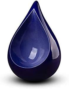 Aluminio Blue Heaven Tear Drop Cremación Urna - Product Image 2