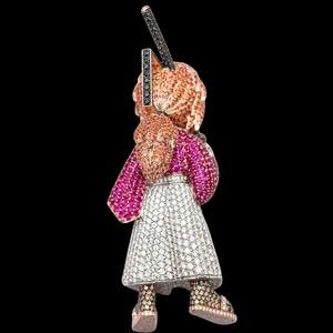 สร้อยคอจี้เพชรมอิสซาไนต์สุดหรูสำหรับผู้หญิงพร้อมหินประกายในเครื่องประดับเงินสเตอร์ลิงในราคาที่ดีที่สุด - Product Image 4