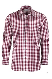 Camisa tradicional alemana bávara Oktoberfest Herren Hemden Trachten Camisa a cuadros para Oktoberfest 2025 - Product Image 6