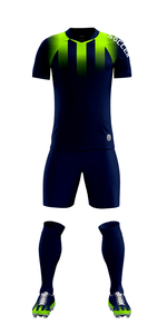 2024 maillots de football personnalisés unisexes uniformes d'entraînement en Polyester respirant jeunes adultes tailles nom Logo imprimé coupe automatisée - Product Image 4