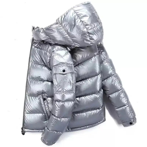 Veste Puffer Vente en gros Logo personnalisé OEM Imprimé Veste d'hiver personnalisée de haute qualité pour hommes Veste Bubble Puffer avec poches - Product Image 3