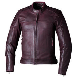 Chaqueta de Carreras Personalizada de Cuero Genuino para Hombre, con Logotipo Personalizado, Estilo Urbano, Resistente al Viento, Ecológica, de Secado Rápido y Transpirable - Product Image 1