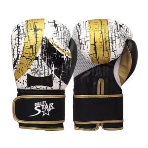 Guantes de boxeo para entrenamiento deportivo, de cuero, para jóvenes, Muay Thai, Kick Fighting - Product Image 1
