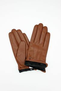Guantes de Cuero Clásicos de Excelente Calidad, Forrados de Felpa Suave y Duradera, con Correa Ajustable hasta la Muñeca, para Uso Diario Informal, para Hombre, Surtidos - Product Image 3