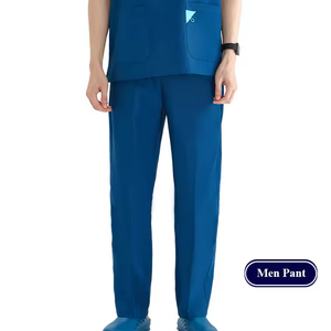 ชุดเครื่องแบบกางเกงผ้าแคนวาสขาตรงปรับแต่งได้ - Product Image 5