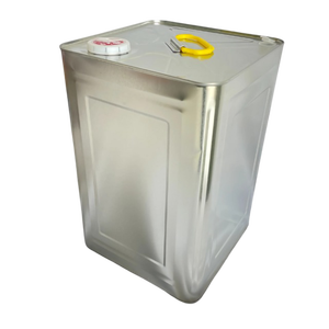 Boîtes de conserve carrées personnalisables en métal avec bouchon verseur pour peinture et emballage chimique - Product Image 1