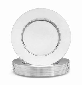 Assiette de présentation en acier inoxydable écologique couleur or pour événements - Luxe intemporel et brillance dorée - Product Image 3