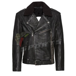 Veste de course de moto en cuir véritable Custom Your Own Design Veste de moto pour hommes - Product Image 1