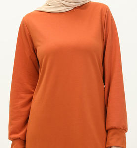 Dernier design personnalisé de vêtements de sport musulmans, vêtements de sport modestes, vêtements de sport traditionnels amples de couleur unie, vêtements de sport musulmans pour femmes avec logo - Product Image 4