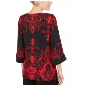 Collezione JM Tunica Casual da Donna in Raso con Spalle Scoperte, Lavabile, Lunghezza al Ginocchio, Taglie Forti XS, Taglia Unica, Nera, per Occasioni Diurne - Product Image 2