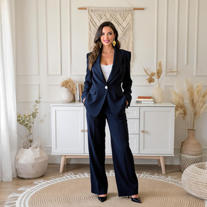 Traje de oficina formal para mujer Trajes DE TRABAJO largos Ropa para mujer blazer y pantalón para mujer - Product Image 1