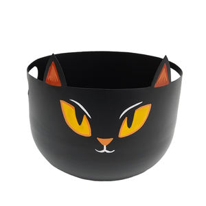 Artículo de Halloween decorativo único, calabaza de aluminio, para el hogar Color negro mate, decoración de Halloween personalizada a granel - Product Image 6