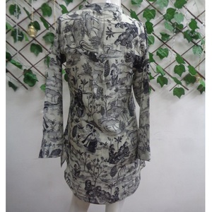 Ensemble de kurta traditionnel indien pour femmes, imprimé floral unique, pour les occasions de mariage et les tenues décontractées, en vente en gros - Product Image 1