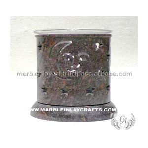 Black Soapstone Aroma <b>Oil</b> <b>Burner</b> In Black Color - Product Image 1