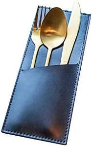 Soporte de cuero personalizado para cubiertos, cuchara, tenedor, soporte para cuchillos, cafetería, Bar, restaurante, cubiertos, producto de gran oferta - Product Image 6