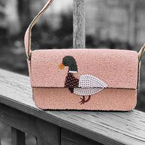 Sac à main décontracté en perles de verre multicolores certifiées MS Handicraft, poignée en perles, sac baguette fait main indien personnalisé - Product Image 4