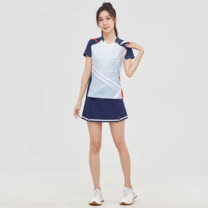 Cheap Price Sportswear High Quality Tennis Uniform Latest Model Breathable Short Tennis <b>Skirt</b> <b>Men</b> and Women Tennis Uniforms - Product Image 3