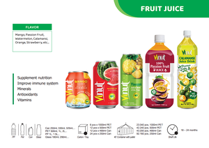 Jus de fruit d'ananas 330ml échantillon gratuit, marque privée, fabrique en gros (OEM, ODM) BRC GMP HACCP KOSHER HALAL FSSC - Product Image 3